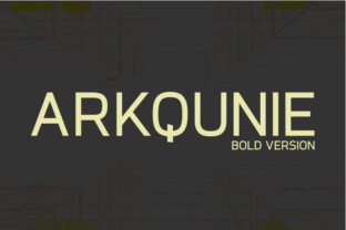 Arkqunie Bold: A Versatile Typographic Powerhouse