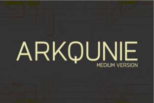 Arkqunie Medium: A Modern, Flexible Typeface for Every Project