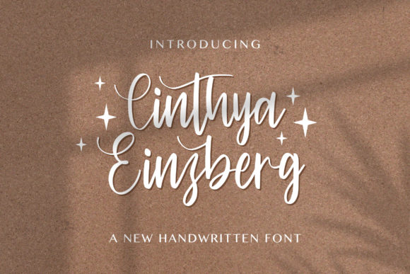 Cinthya Einzberg: A Timeless Handwritten Font for Every Design Need