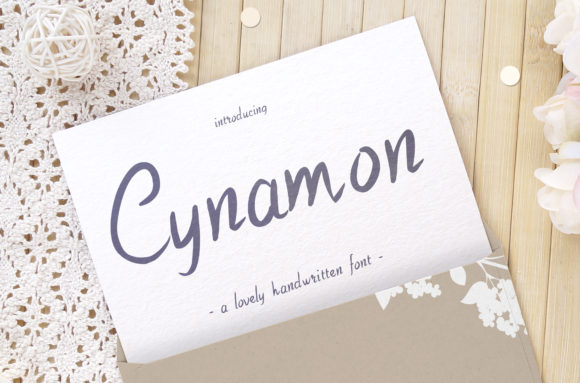 Cynamon: The Handwritten Font That Brings Elegance to Every Design
