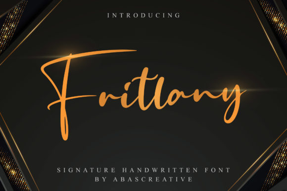 Fritlany: A Timeless Handwritten Font for Strategic Design