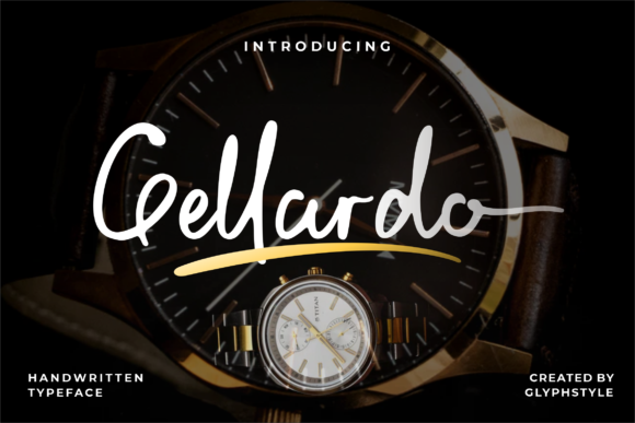 Gellardo and Gellardo: A Versatile Handwritten Font for Creative Projects