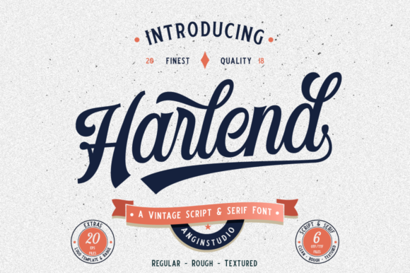 Harlend: A Timeless Handwritten Font for Every Design