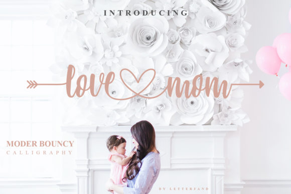 Love Mom Font: A Elegant Choice for Design Projects