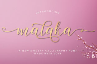 Malaka: A Modern Script Font for Stylish Design