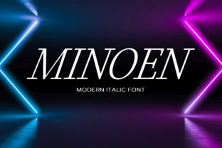 Minoen: A Modern Display Font for Clean and Dynamic Design