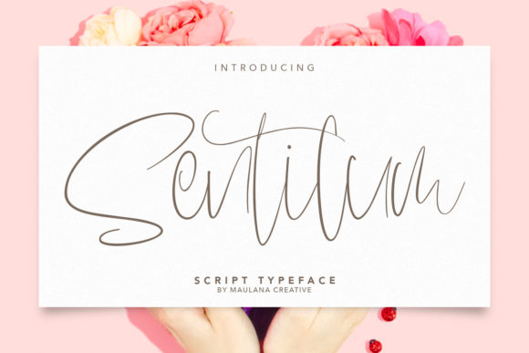 Sentilum: A Handwritten Font for Every Creative Need