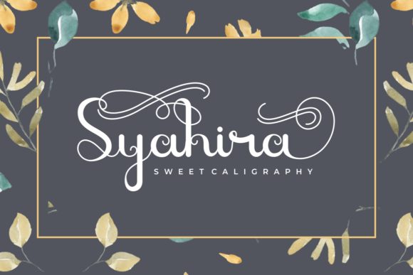 Syahira: A Timeless Handwritten Font for Elegant Design