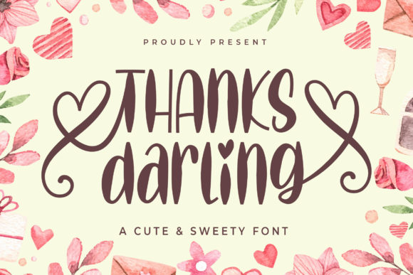 Thanks Darling: A Versatile and Elegant Handwritten Font